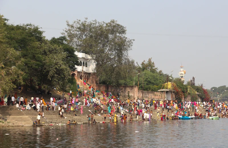 Ujjain Simhastha Kumbh 2028 - Holy Shipra River Ram Ghat and Mahakaleshwar