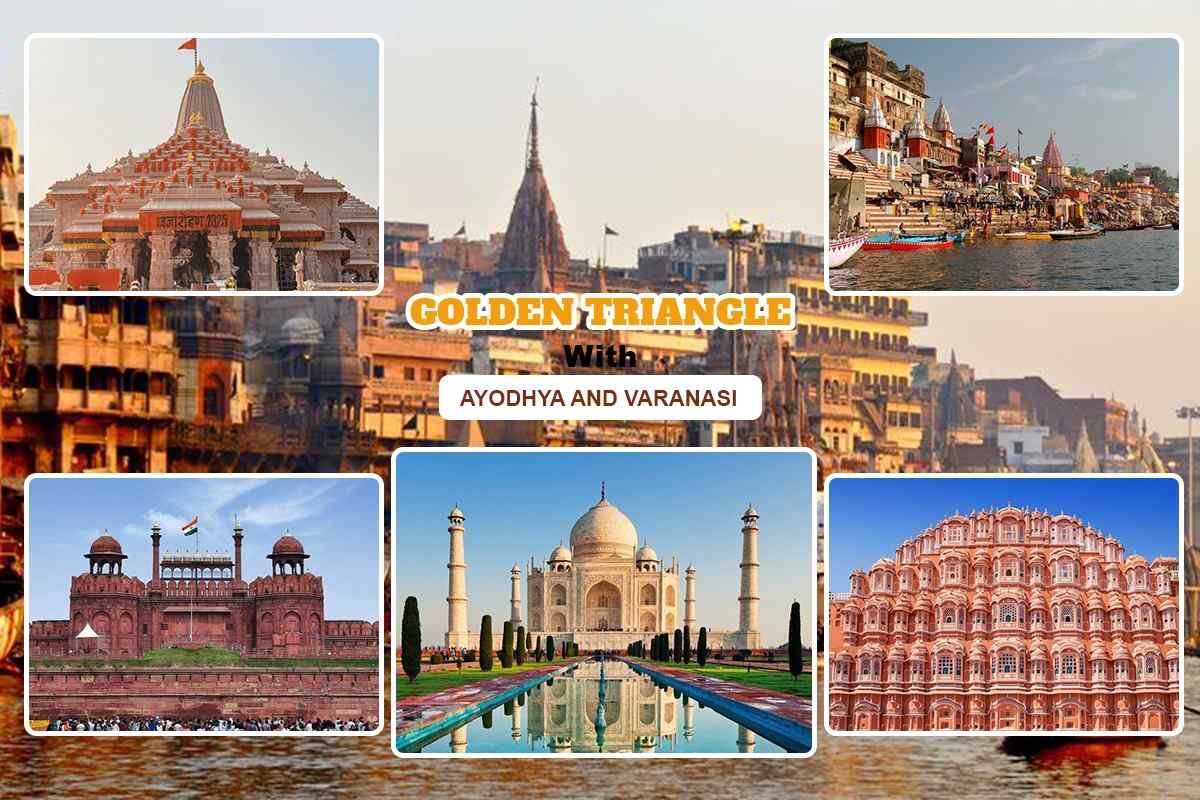 Golden Triangle tour with ayodhya and Varanasi