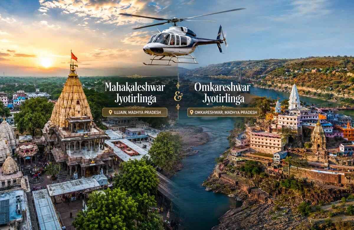 Same Day Ujjain Mahakaleshwar and Omkareshwar Jyotirlinga Tour Package from Indore with VIP Darshan