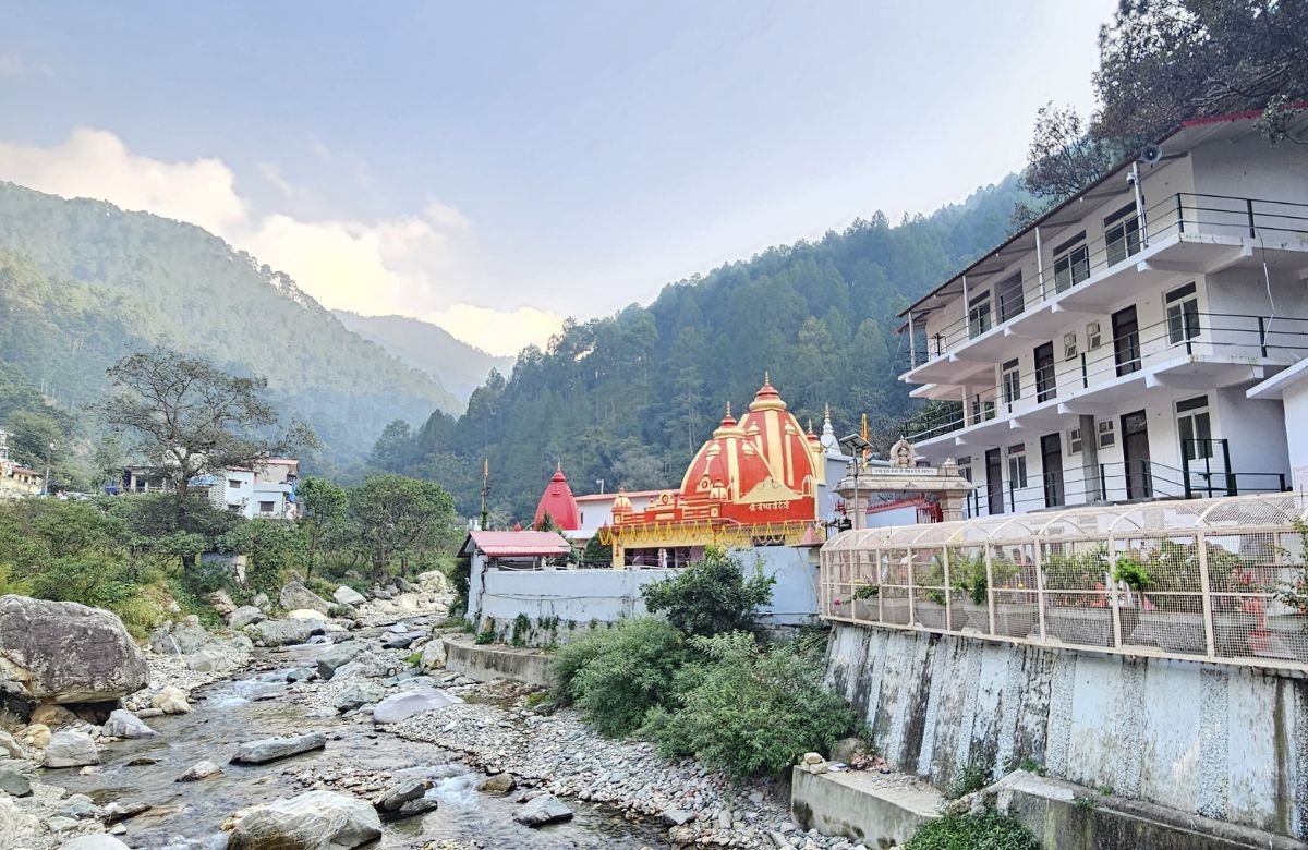 First Rooftop Helipad at Kainchi Dham