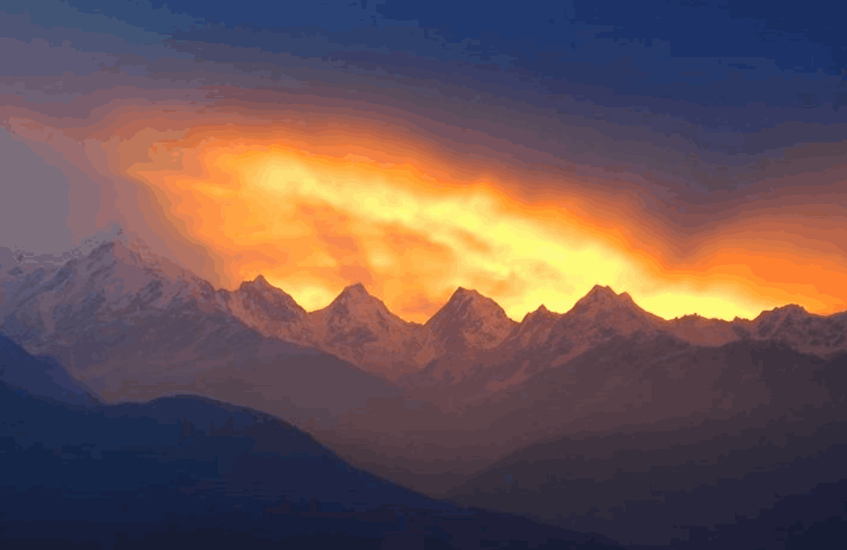Panchachuli Sunrise